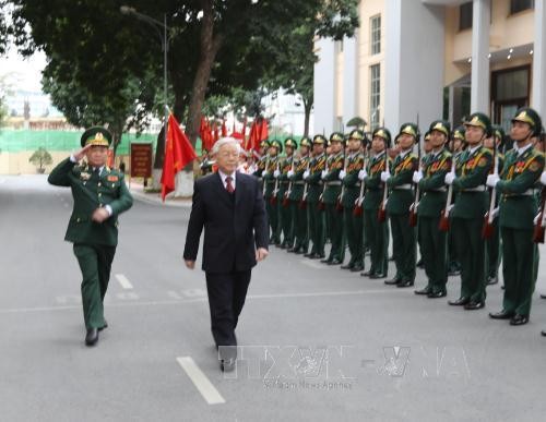 Party leader pays New Year visit to Border Guard High Command - ảnh 1